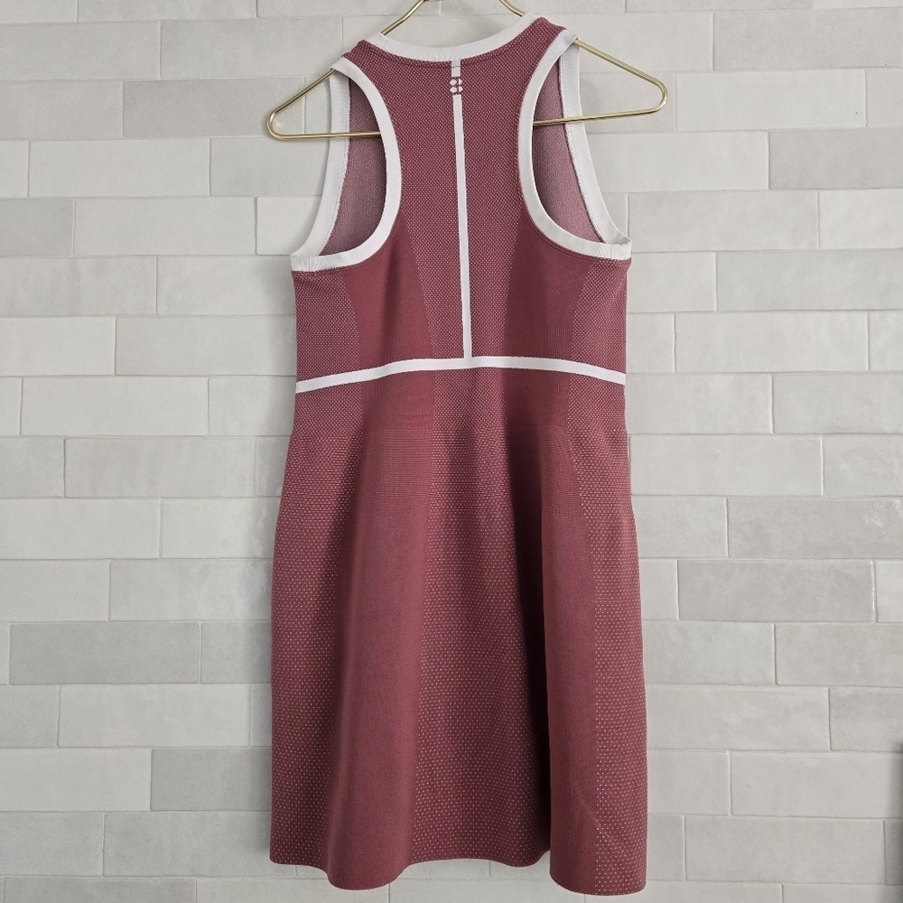 Sweaty Betty Interval Seamless Workout Athletic Dress Pink Mauve Size Medium - Picture 6 of 8